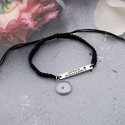 KUIYAI Mustard Seed Faith Bracelet with God All Things are Possible Macrame Bracelet Faith Jewelry Seed Charm with Bible Verse Religious Jewelry Inspirational Christian Gift