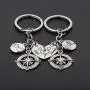 WUSUANED Broken Heart Best Friends Pinky Promise Compass Keychain Set Friendship Gift Jewelry WUSUANED Broken Heart Best Friends Pinky Promise Compass Keychain Set Friendship Gift Jewelry