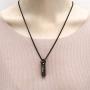Suxerlry Keepsake Tube Locket Ashes Urn Pendant Necklace Black Memorial Stainless Steel Jewelry