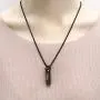 Suxerlry Keepsake Tube Locket Ashes Urn Pendant Necklace Black Memorial Stainless Steel Jewelry