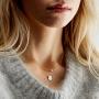 Haloty Boho Layered Coin Pendant Necklace Gold Pearl Beaded Necklaces Chain Jewelry for Women and Girls