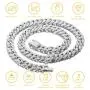 Halukakah Gold Chain for Men Iced Out,14MM/20MM Mens 18k Real Gold Plated/Platinum White Gold Finish Diamond Cuban Link Chain Miami Choker Necklace Bracelet,Full Cz Prong Set,with Giftbox Halukakah Gold Chain for Men Iced Out,14MM/20MM Mens 18k Real Gold Plated/Platinum White Gold Finish Diamond Cuban Link Chain Miami Choker Necklace Bracelet,Full Cz Prong Set,with Giftbox