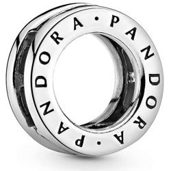 Pandora Jewelry Reflexions Logo Circle Clip Charm
