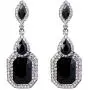 BriLove Womens Wedding Bridal Crystal Emerald Cut Infinity Figure 8 Chandelier Dangle Earrings BriLove Womens Wedding Bridal Crystal Emerald Cut Infinity Figure 8 Chandelier Dangle Earrings