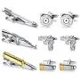 BodyJ4You 9PC Cufflinks Tie Clip Set Button Shirt Business Men Steel Jewelry Gift Box BodyJ4You 9PC Cufflinks Tie Clip Set Button Shirt Business Men Steel Jewelry Gift Box