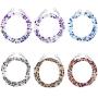 6-9 Pack Face Mask Lanyards, Mask Necklace Holders Around Neck, Eyeglass Beaded Chains and Cords, Mask Anti-Lost Strap, Comfortable and Convenient, Suitable for Kids