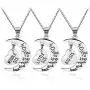 omodofo Family Jewelry Gift Big Middle Sister Little Sis Set of 3 Sisters Pendant Necklace for Sisters omodofo Family Jewelry Gift Big Middle Sister Little Sis Set of 3 Sisters Pendant Necklace for Sisters