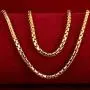Lifetime Jewelry 2.2mm Rounded Box Chain Necklace 24k Gold Plated for Women & Men Lifetime Jewelry 2.2mm Rounded Box Chain Necklace 24k Gold Plated for Women & Men