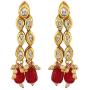 MUCH-MORE Indian Traditional Kundan Necklace Earrings Set Ethnic Bollywood Wedding Party Wear Jewelry for Women/Girls