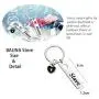 BAUNA Couple Gifts for Boyfriend and Girlfriend Master Slave Keychain Funny Matching Couple Keychains Set for Him and Her