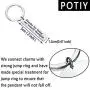 POTIY Thank You Gift for Best Friend Mother Gift Thank You Being My Unpaid Therapist Keychain Appreciation Gift for Teacher Parent Jewelry