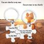 POTIY Mac and Charlie Puzzle Keychain Couple Keychain Lovers Gift Always Sunny Mac and Charlie Keychain Its Always Sunny in Philadelphia Gift