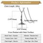 Xusamss Punk Titanium Steel Inverted Cross Pendant Skull Necklace,24inches Chain