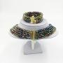 aczuv Classic African Beads Jewelry Set Nigerian Wedding Bridal Bridesmaids Jewelry Sets