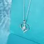 Women 925 Sterling Silver Necklace Love Heart Pendant - Van Chloe '' Only You'' Cubic Zirconia Diamond White Gold Plated Necklace Jewelry Gifts for Women Girls Mothers Day Women 925 Sterling Silver Necklace Love Heart Pendant - Van Chloe '' Only You'' Cubic Zirconia Diamond White Gold Plated Necklace Jewelry Gifts for Women Girls Mothers Day