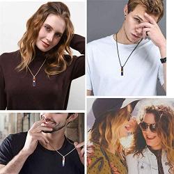 Bandmax Rainbow LGBT Gay Pride Pendant Necklace Bracelet Jewelry Personalized Metal Stainless Steel Parade Nylon Women Men Friendship,Love Necklace with 7.8inch/22inch Chain,18K Gold/Black