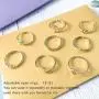 YANCHUN Simple Open Rings Set for Women Stackable Thumb Rings Set Love Knot Arrow Wave Ring for Girls YANCHUN Simple Open Rings Set for Women Stackable Thumb Rings Set Love Knot Arrow Wave Ring for Girls