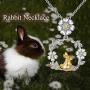 POTOPYY 925 Sterling Silver Animal Pendant Necklace Rabbit/Elephant/Penguin Jewelry Gifts for Women Mother