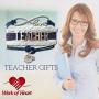 Infinity Collection Teacher Bracelet, Teacher Jewelry, Teacher Gift - Show Your Teacher Appreciation