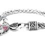 Luvalti “Nana” Charm Crystal Bracelet - Adorable Nana Pink Heart Bracelet - Best Family Jewelry Gift