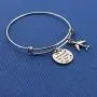 BAUNA Flight Attendant Gift Pilot Gift She Believed She Could So She Did Inspirational Bracelets Aviation Jewelry Graduation Gift for Flight School Student BAUNA Flight Attendant Gift Pilot Gift She Believed She Could So She Did Inspirational Bracelets Aviation Jewelry Graduation Gift for Flight School Student