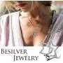 Elegant Amulet Necklace Gift for Women Girl Sterling Silver Teen Boy Crystal Triangle/Ankh Cross/Celtic Turtle/Iced Out Magen Star of David Pendant Necklace Minimalist Everyday Jewellery