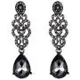 EVER FAITH Womens Crystal Gorgeous Bridal Floral Dangle Teardrop Chandelier Pierced Earrings EVER FAITH Womens Crystal Gorgeous Bridal Floral Dangle Teardrop Chandelier Pierced Earrings