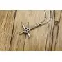 PJ Jewelry Inverted Pentagram Cross Necklace Stainless Steel Upside Down Lucifer Satan Satanic Symbol Pendant