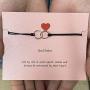 Your Always Charm 2Pcs Sister Bracelets,Interlocking Hearts Bracelet, Best Friend Bracelet Sister Jewelry
