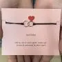 Your Always Charm 2Pcs Sister Bracelets,Interlocking Hearts Bracelet, Best Friend Bracelet Sister Jewelry