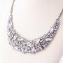 Jane Stone Fashion Statement Necklace Bling Rhinestone Choker Collar Chunky Jewelry