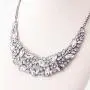 Jane Stone Fashion Statement Necklace Bling Rhinestone Choker Collar Chunky Jewelry