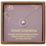 Gifts for Great Grandma - Sterling Silver Twisted Eternity Ring with Pearl Great Grandma Necklace - Great Grandma Birthday Christmas Best Great Grandma Gifts Jewelry