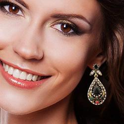 REDSTORM Bohemian Vintage Crystal Womens Jewelry Necklace Earring Set for Women & Bracelet Ring Set for Women