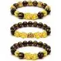 RIOSO 3 Pcs Feng Shui Pixiu Good Luck Bracelets for Men Women Chinese Dragon Lucky Charm Bead Bracelet Pi Yao Attract Wealth Money Jewelry RIOSO 3 Pcs Feng Shui Pixiu Good Luck Bracelets for Men Women Chinese Dragon Lucky Charm Bead Bracelet Pi Yao Attract Wealth Money Jewelry