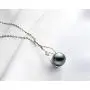Black Pearl Necklace Tahitian Cultured Pearl Pendant Twist Design 9.5-10mm Sterling Silver Pearl Jewelry Gifts for Women Wife Mom Daughter Christmas Black Pearl Necklace Tahitian Cultured Pearl Pendant Twist Design 9.5-10mm Sterling Silver Pearl Jewelry Gifts for Women Wife Mom Daughter Christmas