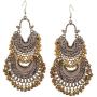 Zephyrr Fashion Turkish Style Beaded Chandbali Earrings Statement Jewelry for Women (JAE-970)