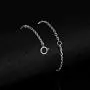 925 Sterling Silver Necklace Extenders Adjustable Extension Chain for Necklace Bracelet Anklet 2 pcs 925 Sterling Silver Necklace Extenders Adjustable Extension Chain for Necklace Bracelet Anklet 2 pcs