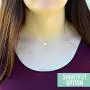 Emma Lou Miscarriage Necklace, Stainless Steel Tiny Heart Necklace, Miscarriage Jewelry for Mother