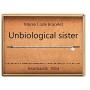 Lcherry Unbiological Sister Morse Code Bracelet Initial A to Z Disc Charm Morse Code Bracelet Beads on Adjustable Silk Cord Inspirational Gift for Women
