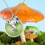 SEIRAA Frog Necklace Green Frog Toad Pendant Frogs Lover Gift Frogs Jewelry for Frog Enthusiasts