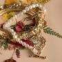 Cowlyn Paper Clip Necklace Pearl Vintage Chunky Link Chain 18K Gold Fashion Retro Charm Valentine Jewelry for Women