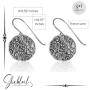 SHABLOOL Earring Sterling Silver 925 With Gemstone Summer Evening Earrings Mothers Day Teen Gift An Essential Gift For Her Beautiful Fine Detailing Woman Handmade Jewelry Birthday