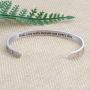 Remembrance Jewelry Memorial Bracelet Sympathy Gift for Loss Loved One Mom Dad Remembrance Cuff Bangle for Women Girls