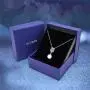 St.Claire Swarovski Crystals 18K Gold Plated Unique Pendant Necklace 925 Sterling Silver Necklace Birthstone Pendant Necklaces for Women with 5A Cubic Zirconia Christmas Jewelry Birthday Gift