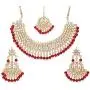 YouBella Jewellery Bollywood Ethnic Bridal Wedding Traditional Choker Indian Necklace Set with Earrings for Women