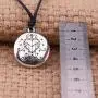 Skyrim Ezili Freda Voodoo Loa Veve Pendant,Talisman Hoodoo Amulet Necklace Jewelry