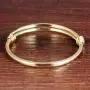 Children Jewelry 18k Gold Plated Bangle Bracelet for Toddlers Gift Safe Easy Adjustable 4.7'' - 5.9'' Children Jewelry 18k Gold Plated Bangle Bracelet for Toddlers Gift Safe Easy Adjustable 4.7'' - 5.9''