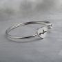Zuo Bao Simple Heartbeat Cuff Bracelet Nurse Bracelet Stethoscope Bracelet Gift for Nurse Doctor