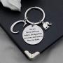 G-Ahora Elephant Keychain with Initial Elephant Charm You are Braver Elephant Gift for Women Girl